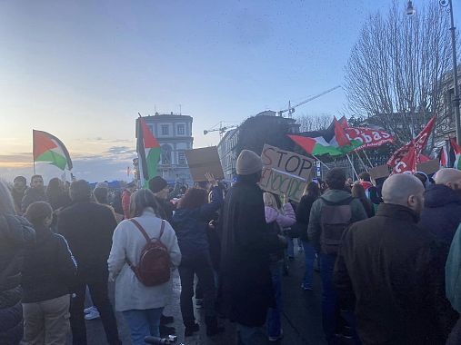 La manifestazione a Firenze